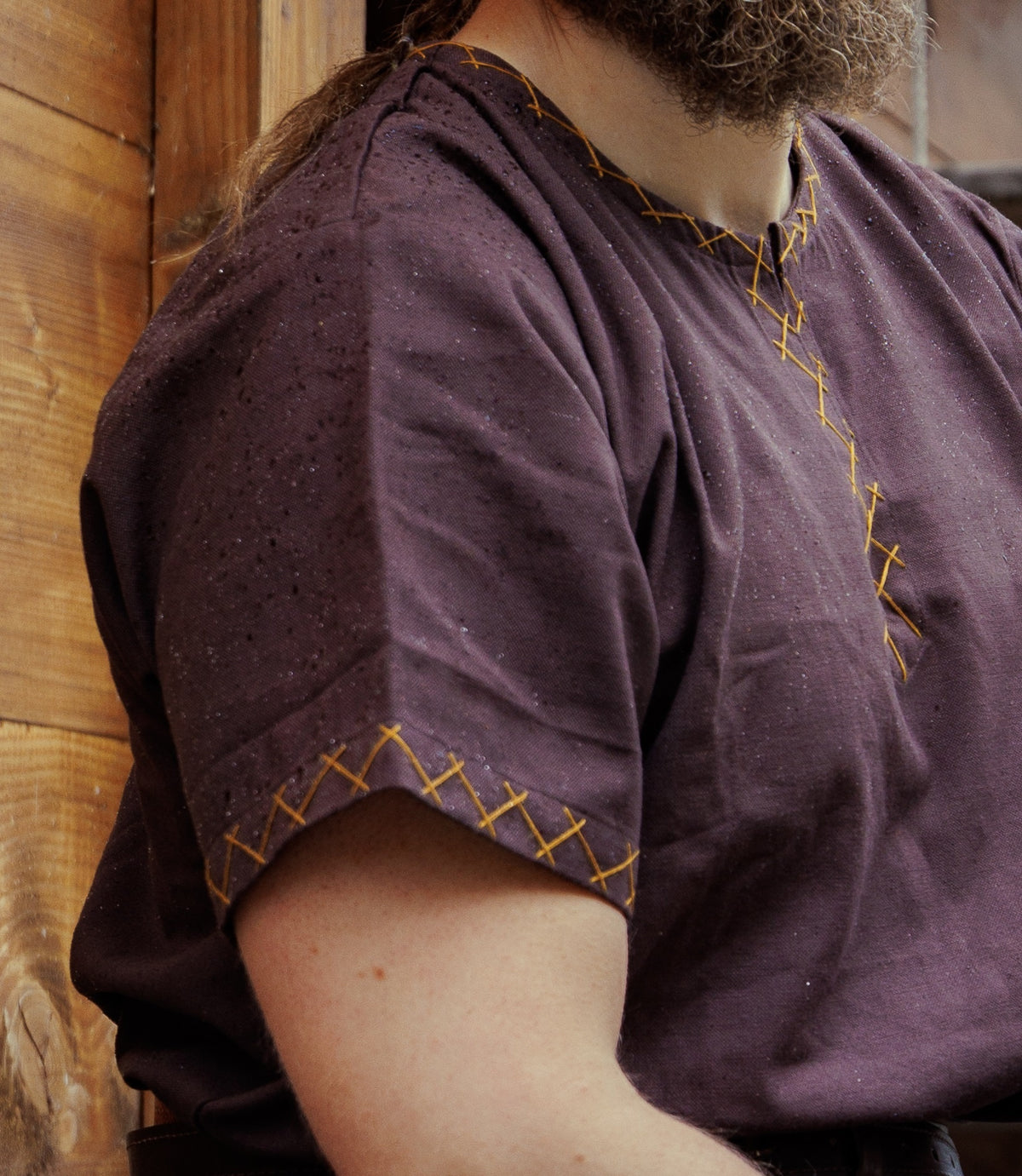 Korte Viking tuniek Harbard, bruin