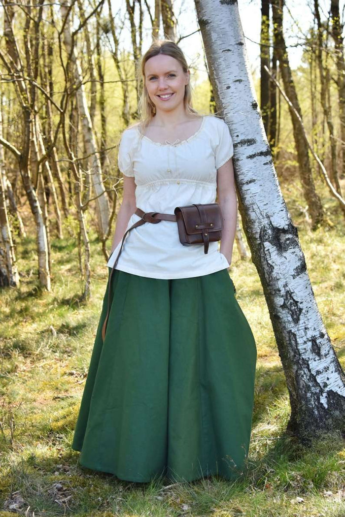 Middeleeuwse rok Melisende, groen