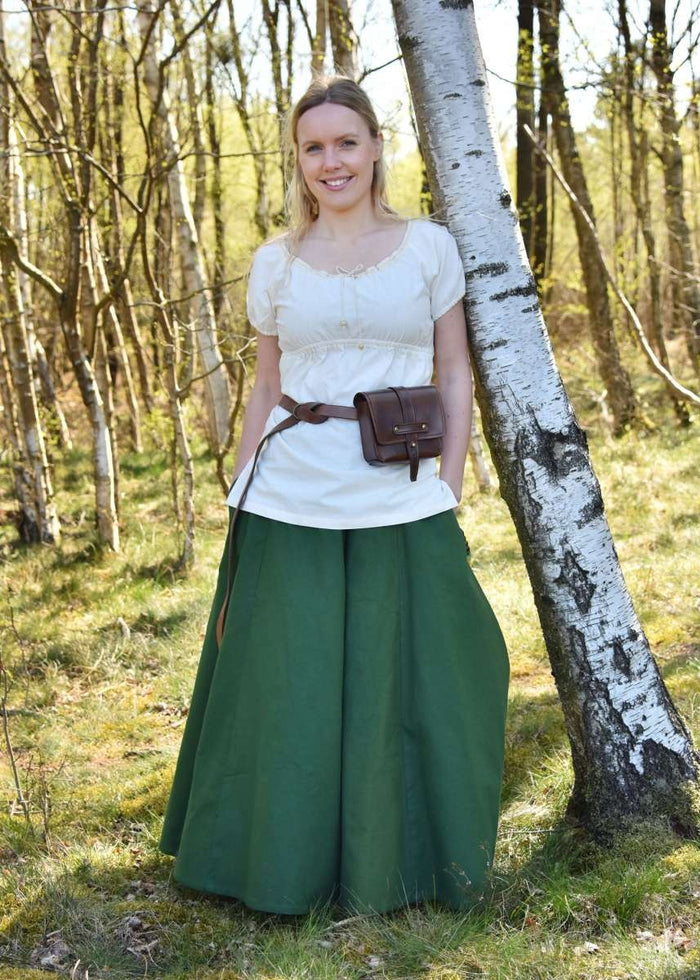 Saia medieval Melisende, verde
