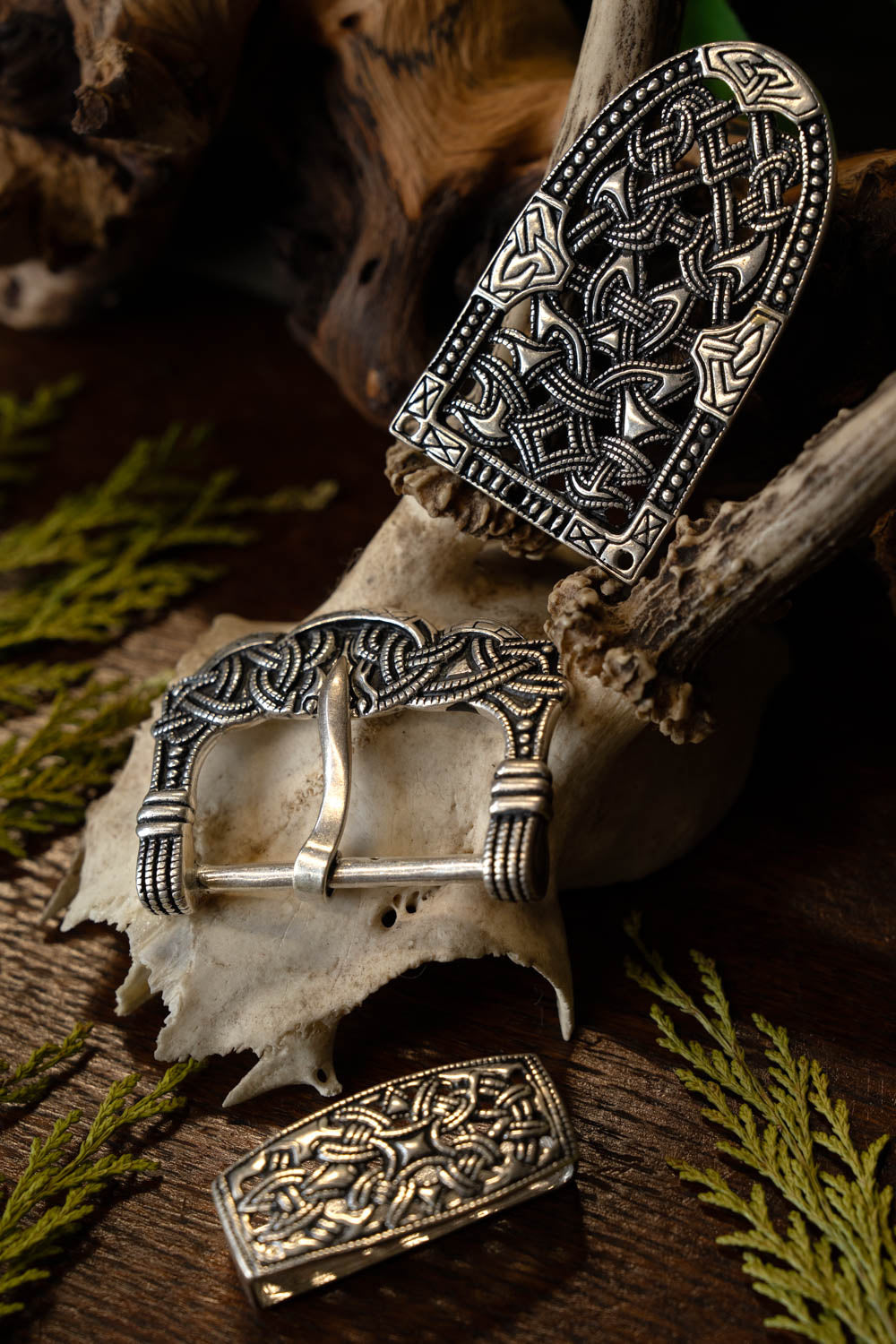 Gokstad rembeslag, sølv