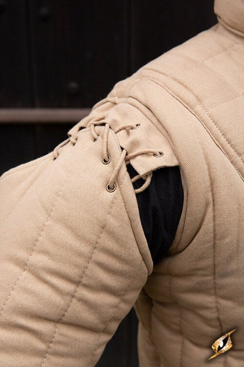 Gambesón medieval, beige