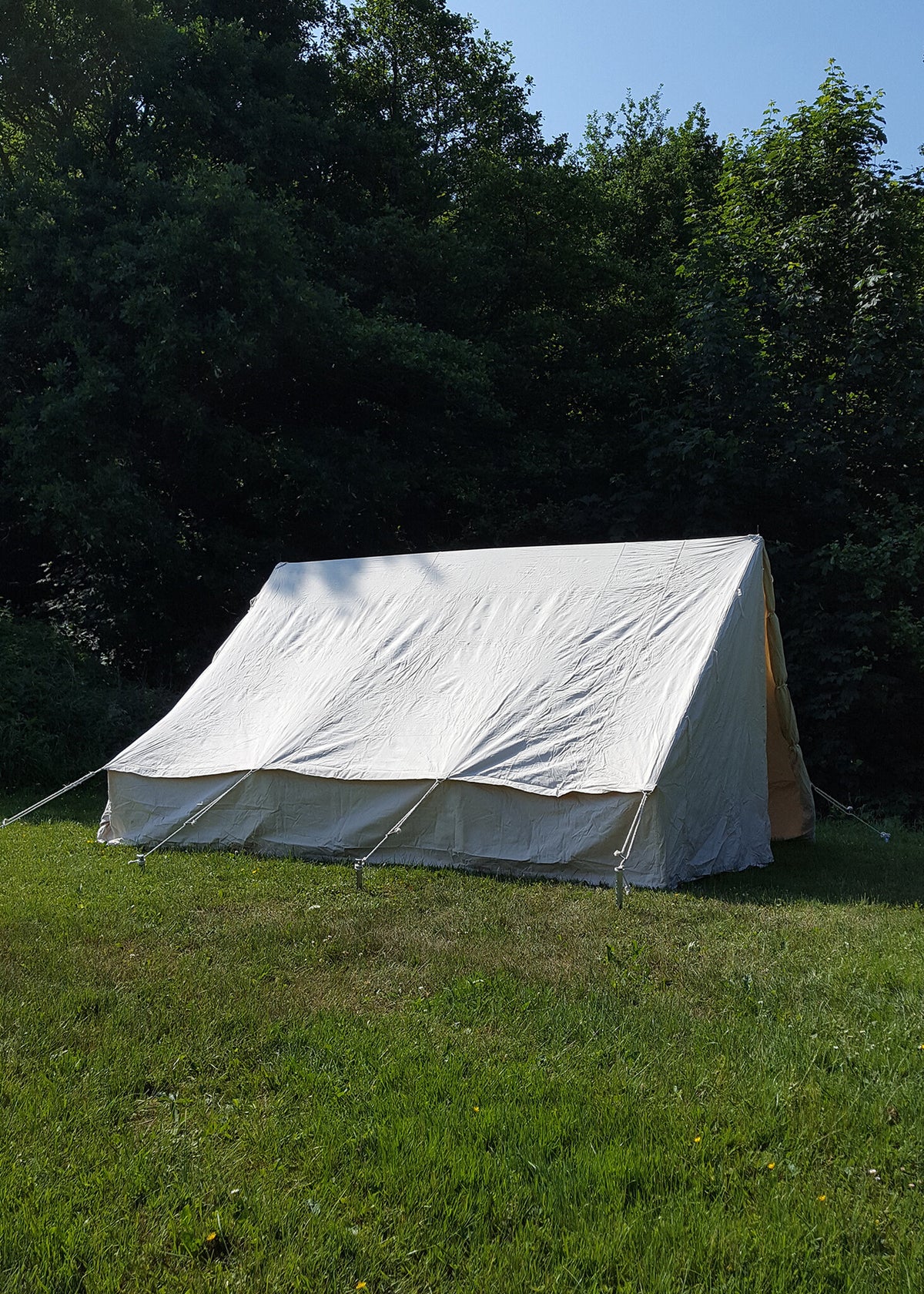 Płócienny namiot wojskowy, 3 × 3 m, 350 gsm