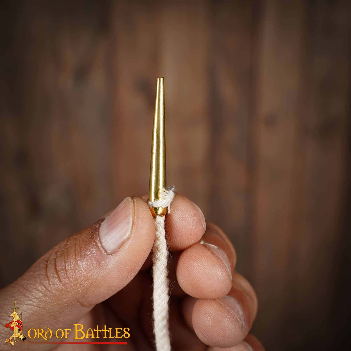 Snören med snörändar 150 cm, set om 5, naturfärg