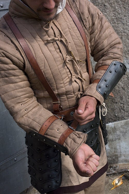 Unterarmschützer Warrior, patiniert, 1 mm