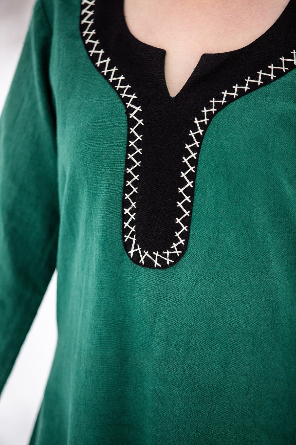 Vikingaklänning Lagertha, grön