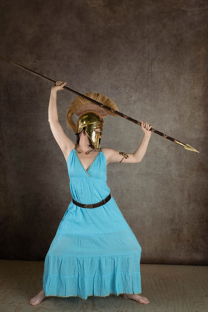 Gudinneklänning Athena, turkos