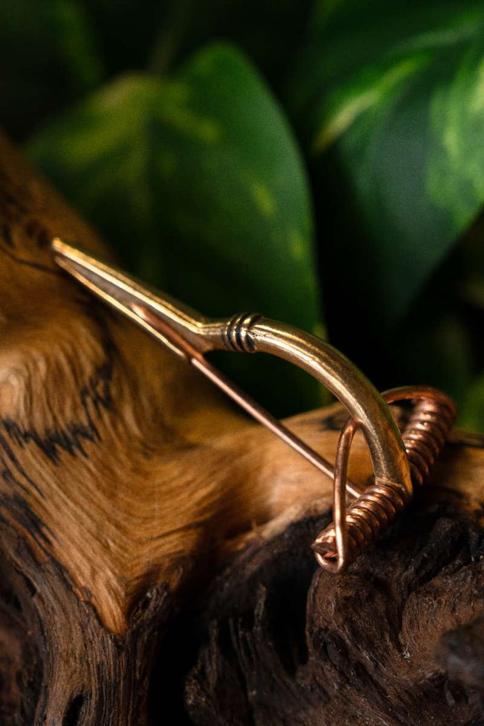 Germansk armbrøstfibula, bronze