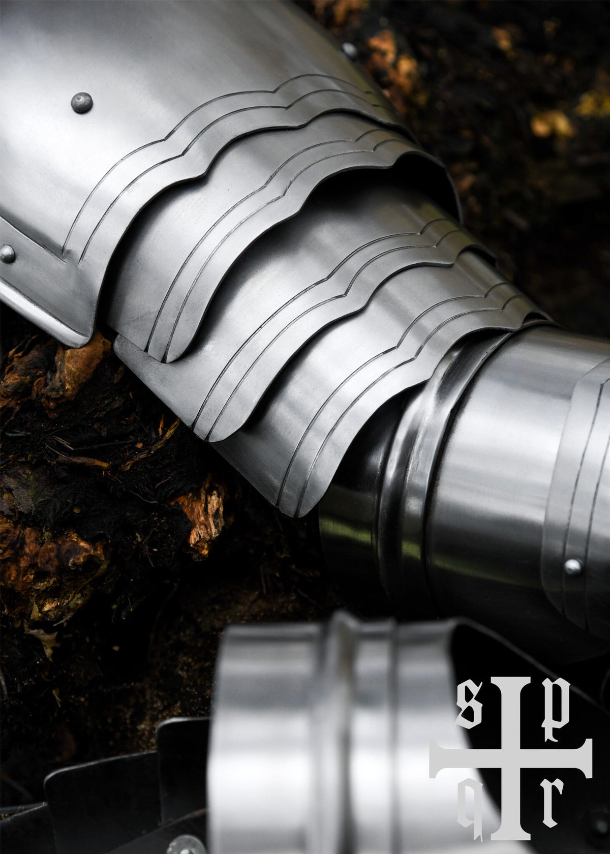 Gotiske vambraces, armpanser, 1,6 mm