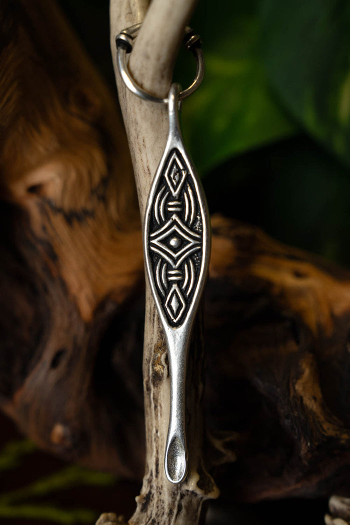 Birka ear spoon, grave 523, silvered