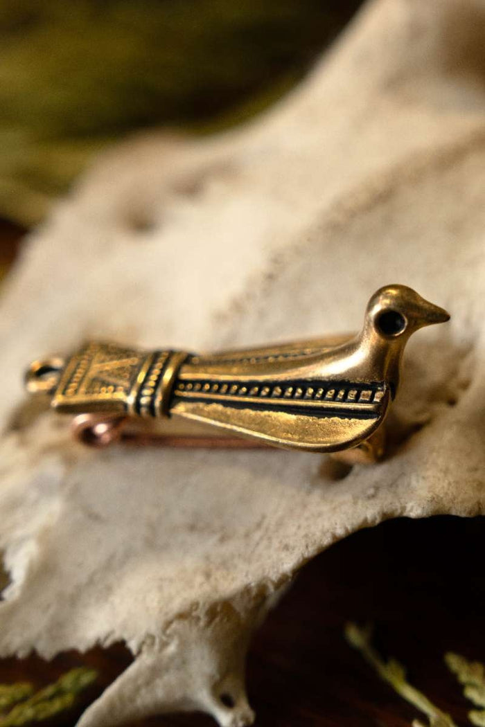 Romersk fuglefibula, bronze