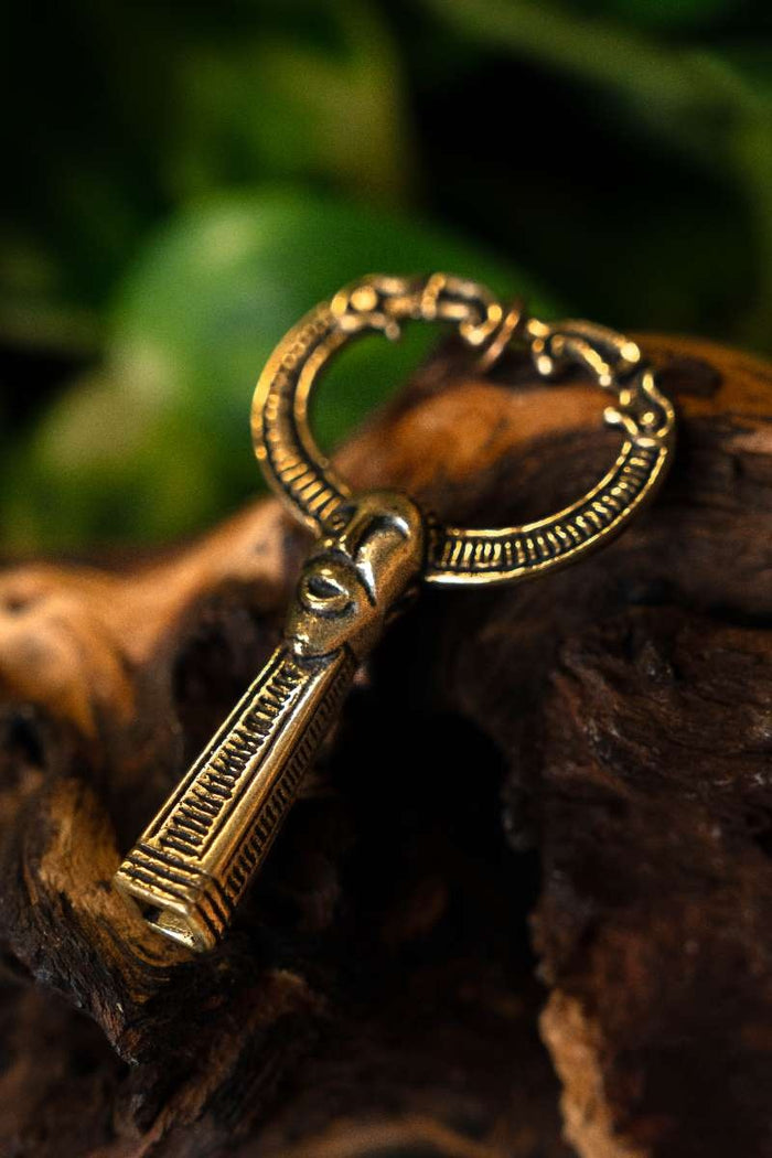 Viking Odin Amulet Zemlyanoe Ladoga, bronze
