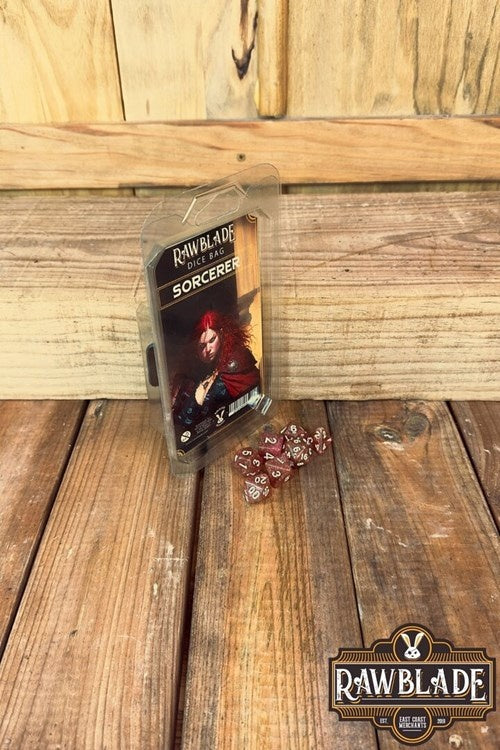 Dice bag with dice set, Sorcerer