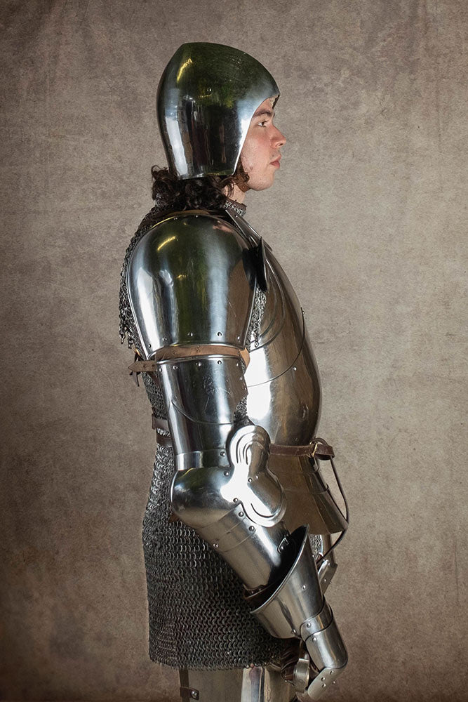 Vambraces, armpansar, 1450–1550, 1,6 mm