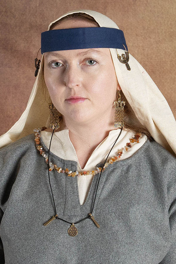 Vikingaörhängen hästar, brons