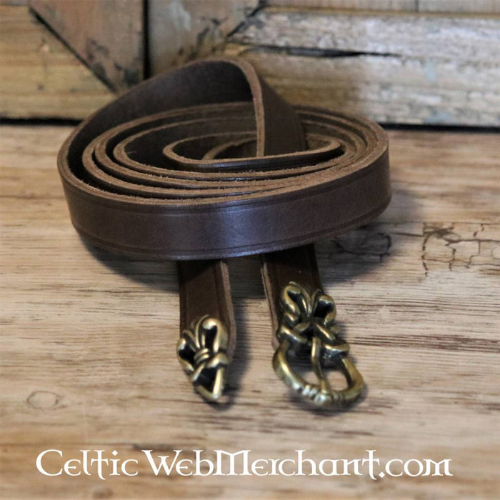 Ceinture de Fröjel, 165 cm, brun