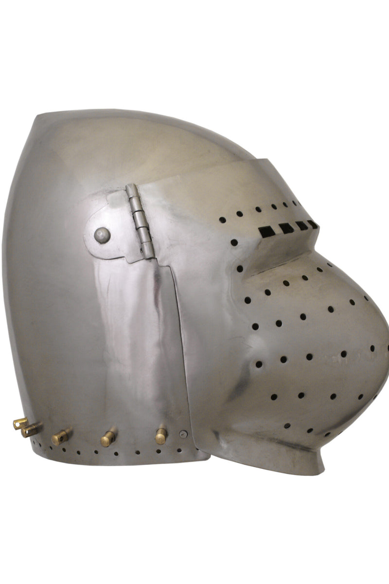 Battle-ready closed bascinet, 2 mm (battle-ready)