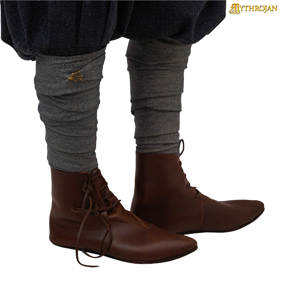 Winingas med korpfibulor, fiskbensmönster, ullmix