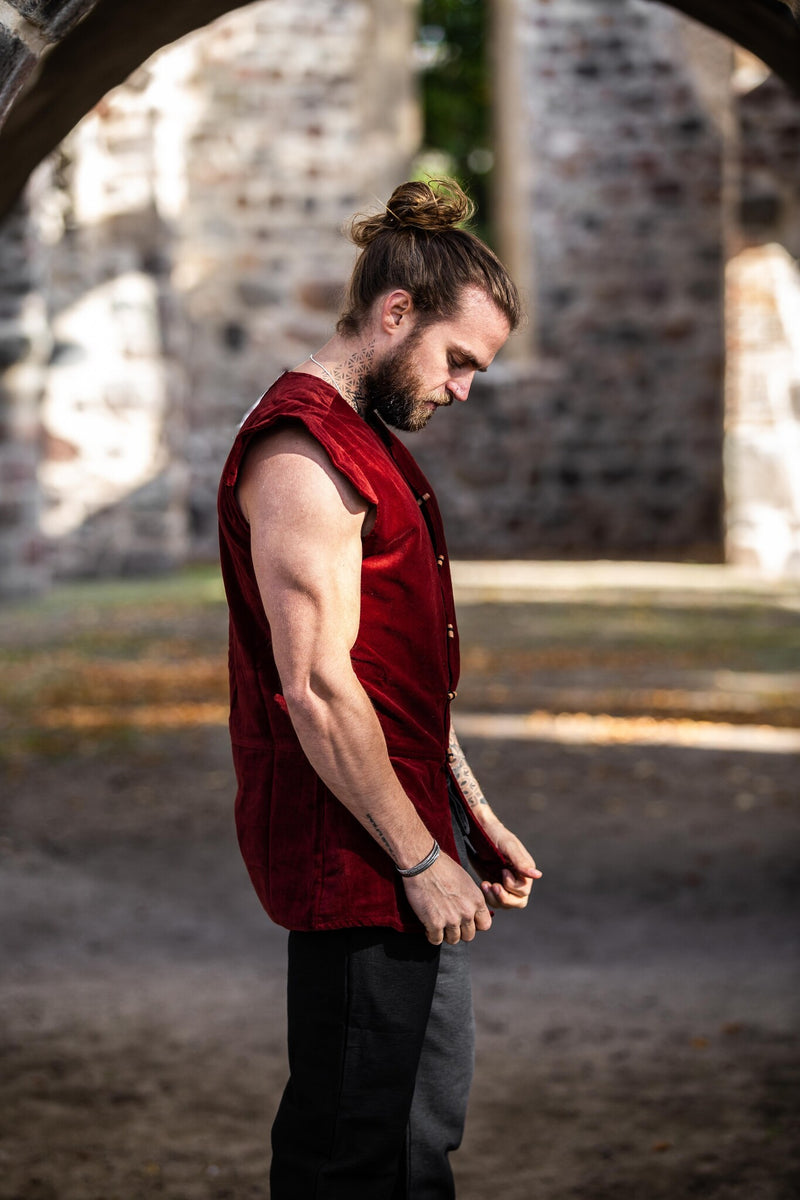 Doublet aus dem späten 16. Jahrhundert Watergeuzen, rot