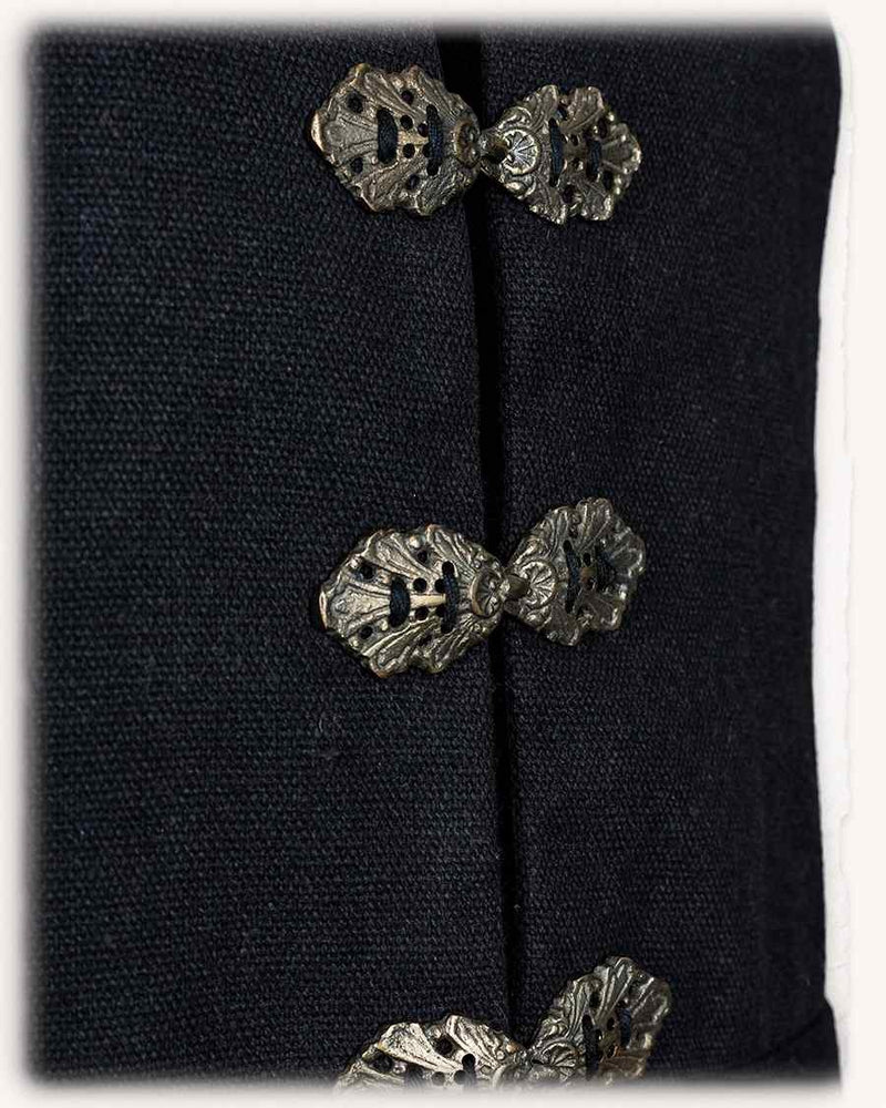 Renaissance Doublet Tudor, schwarz