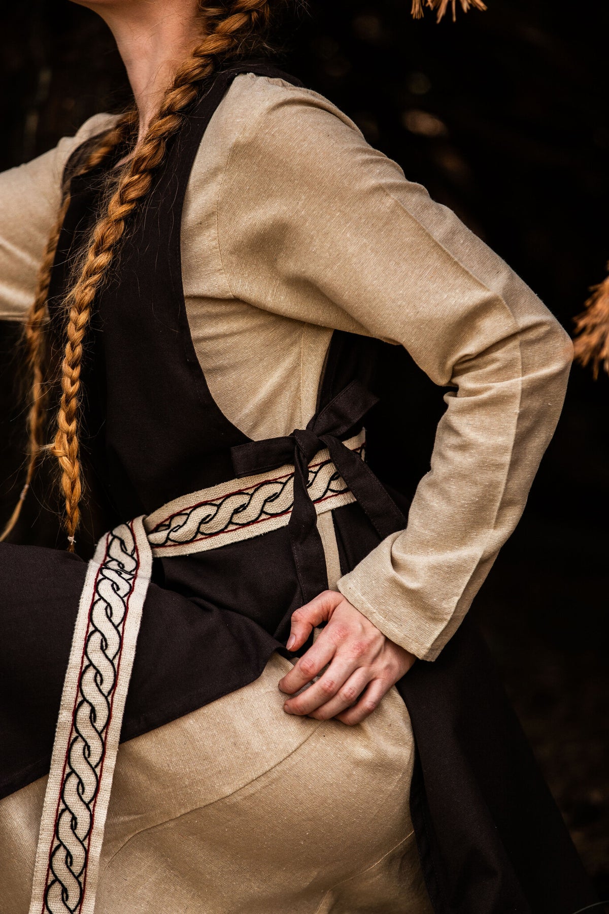 Okrycie wierzchnie Sigrid, brązowe