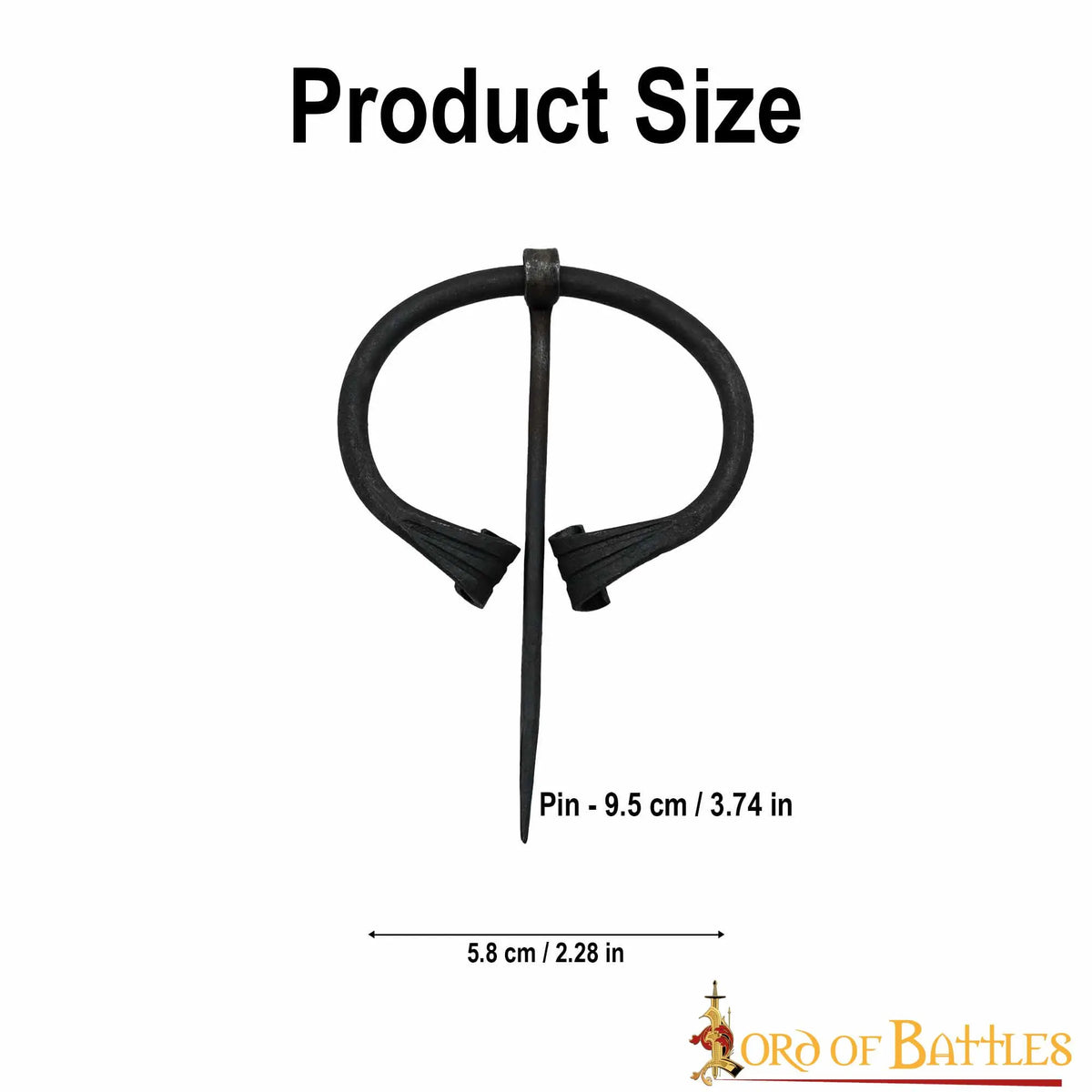 Noord-Europese hoefijzer fibula, ijzer