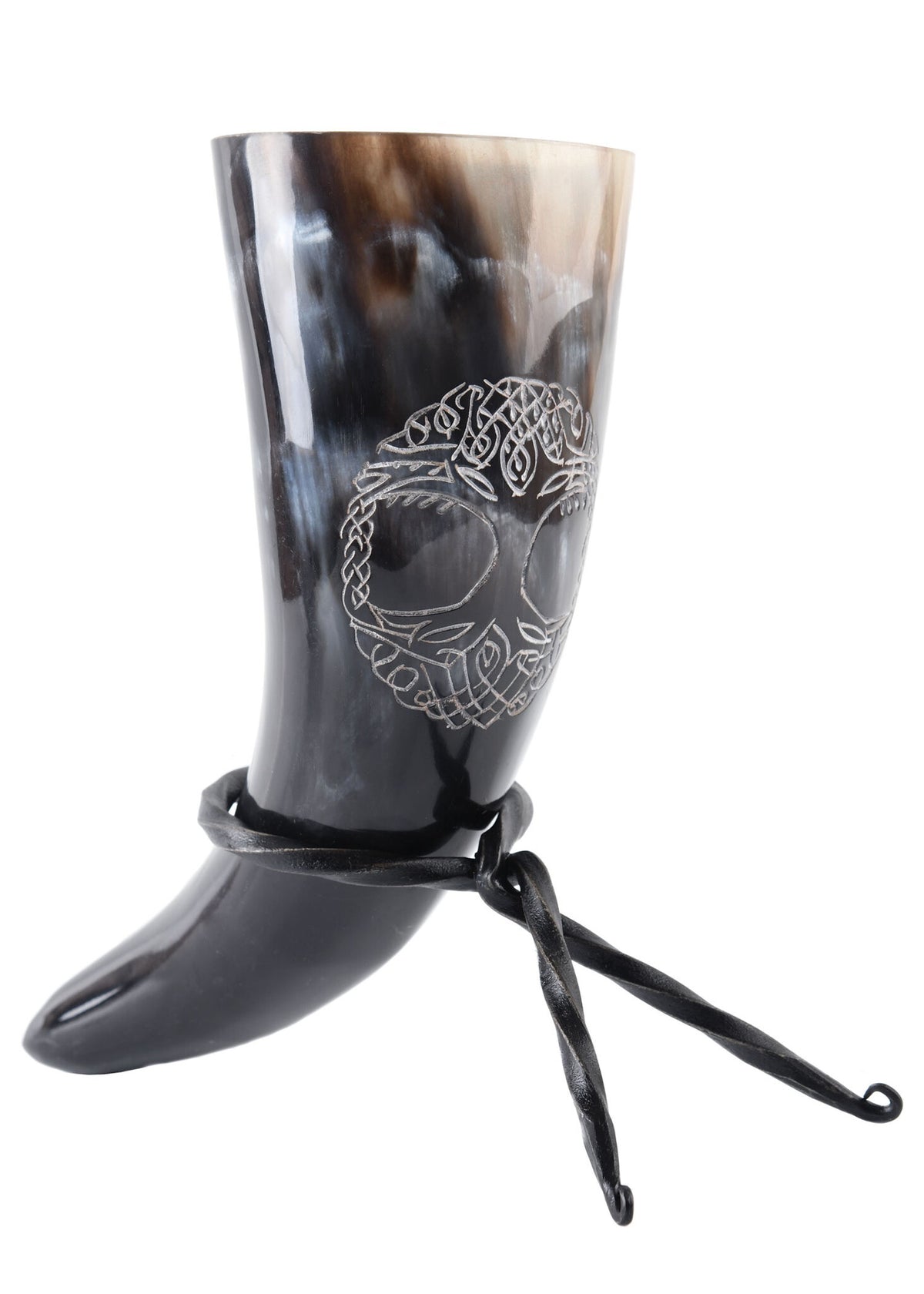 Drinking horn Yggdrasil, 200-300 ml