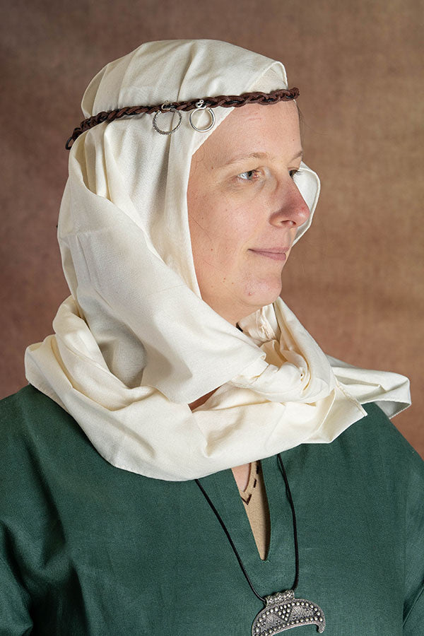 Medieval veil, cream