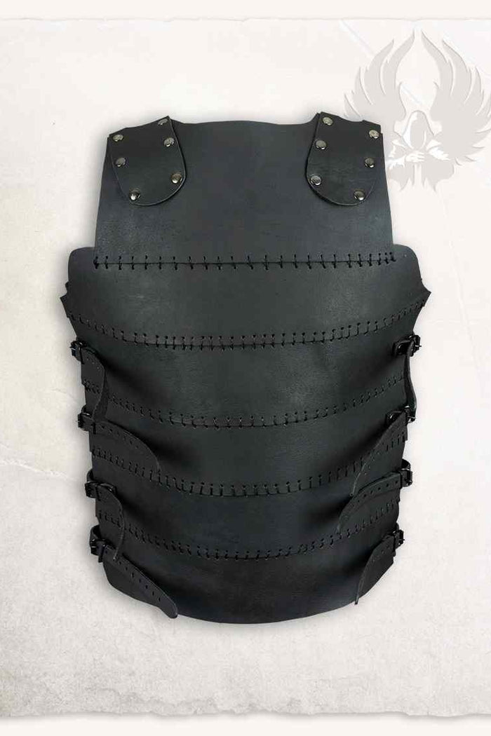 Leren kuras Erend, zwart