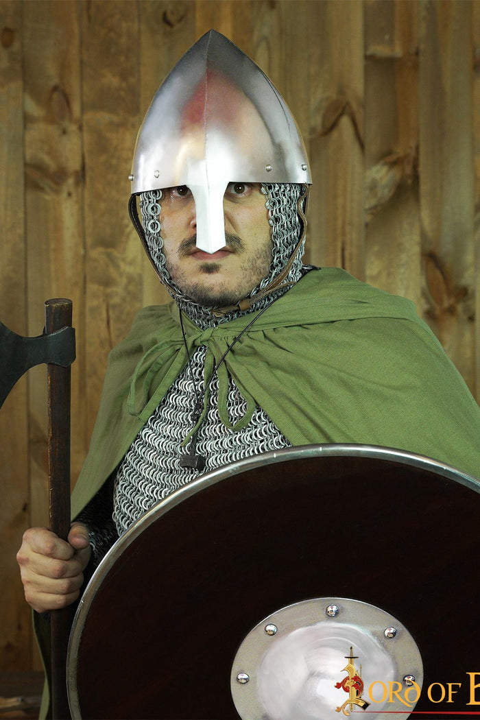 Casco normando con nasal, 2 mm (battle-ready)