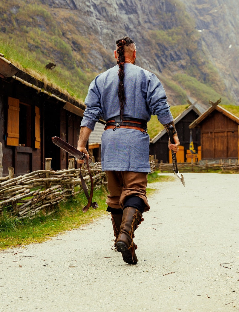 Viking tuniek Torsten, blauw