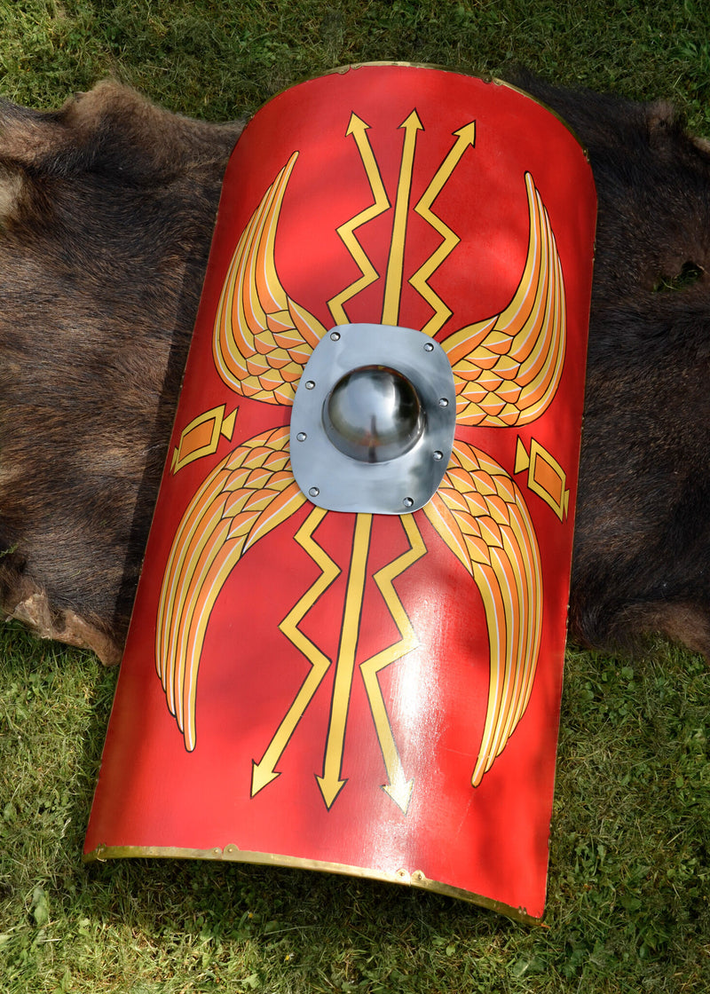 Romeinse umbo voor scutum, staal