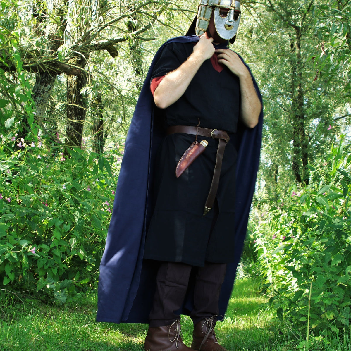 Capa de algodón, azul