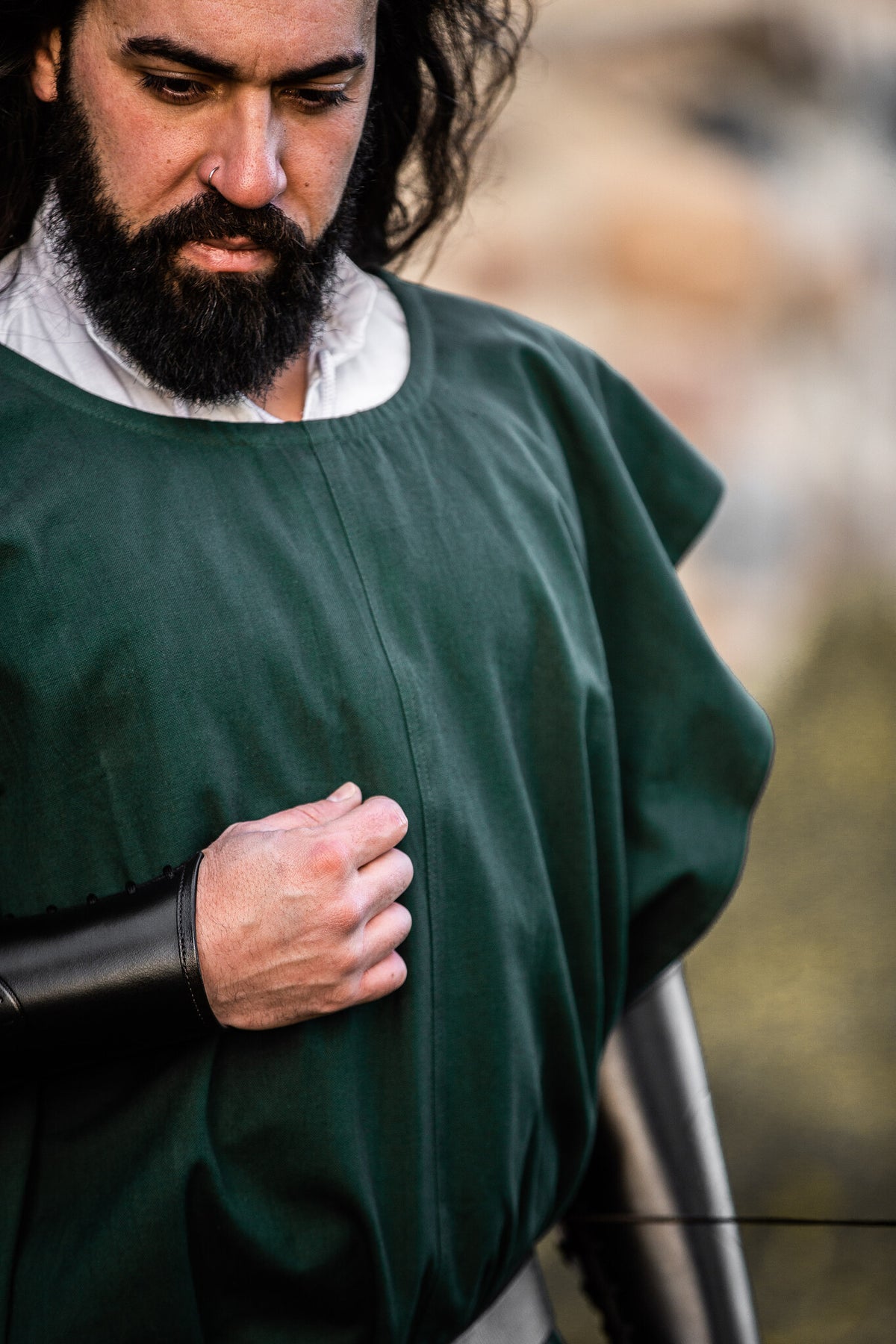 Sobrevestido para hombre, verde