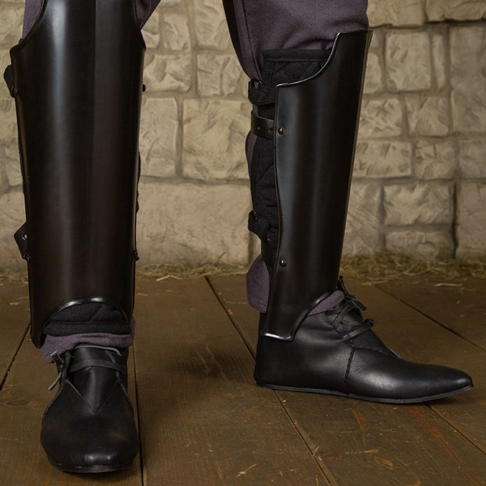 Schienbeinschienen, schwarz, 1,2 mm