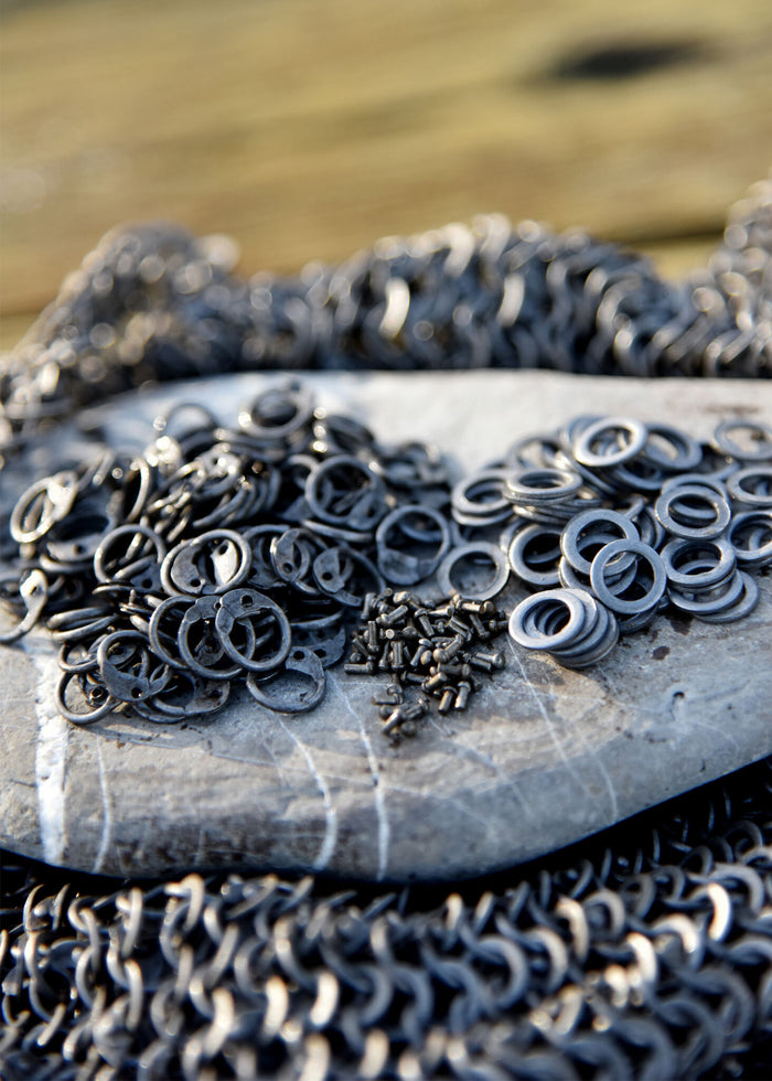 1 kg maliënringe, blandet, 6 mm