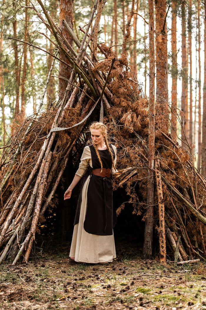 Okrycie wierzchnie Sigrid, brązowe