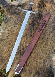 Espada normanda, semi-afiada