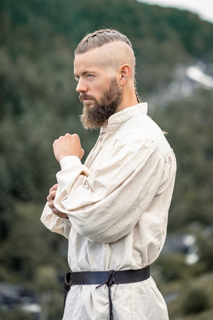 Middelalderlig skjorte, creme