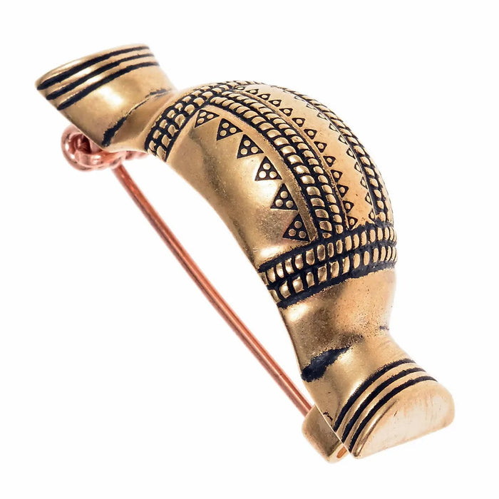 Vendel fibula, brons