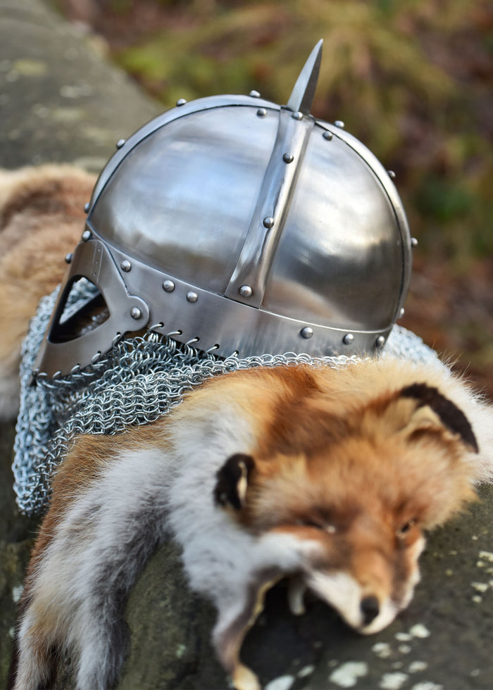 Capacete viking com malha, 1,6 mm