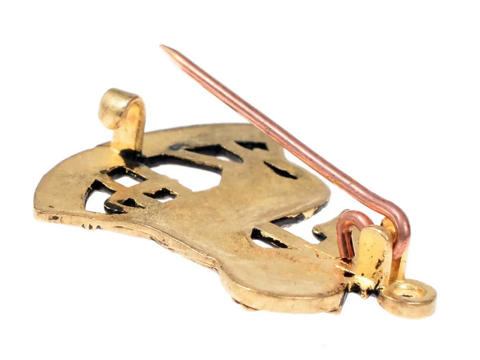 Pilgrim badge Agnus Dei, silvered bronze