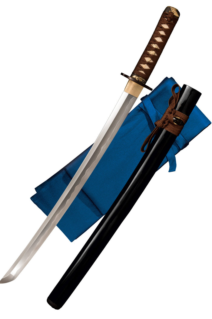 Mizutori (kraanvogel) wakizashi, scherp