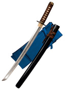 Wakizashi Mizutori (grulla), afilado