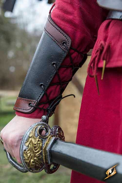 Protège-Bras Viking En Cuir PU - Brassards Norse Réglables Pour Hommes Et Femmes