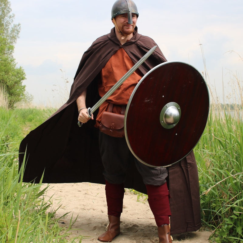 Bomuldskappe, mørkebrun