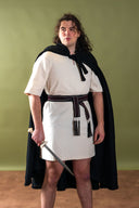 Undertunika Lofar, halvlange ærmer, creme