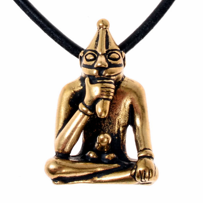 Freyr szobor Rällinge, viking kori, ezüstözött bronz
