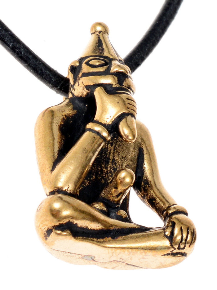 Freyr-Statue Rällinge, Wikingerzeit, versilberte Bronze
