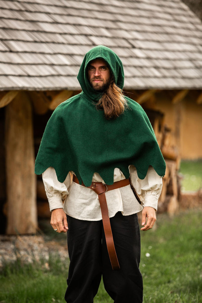 Wollen kaproen, groen