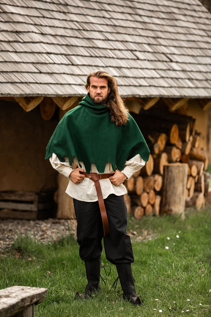 Wollen kaproen, groen